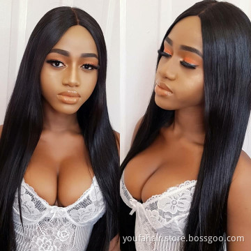 Wholesale Price Virgin Cuticle Aligned Hair Pre Plucked Human Hair HD Lace Wig with Black Women Brazilian Hair Lace Closure Wig